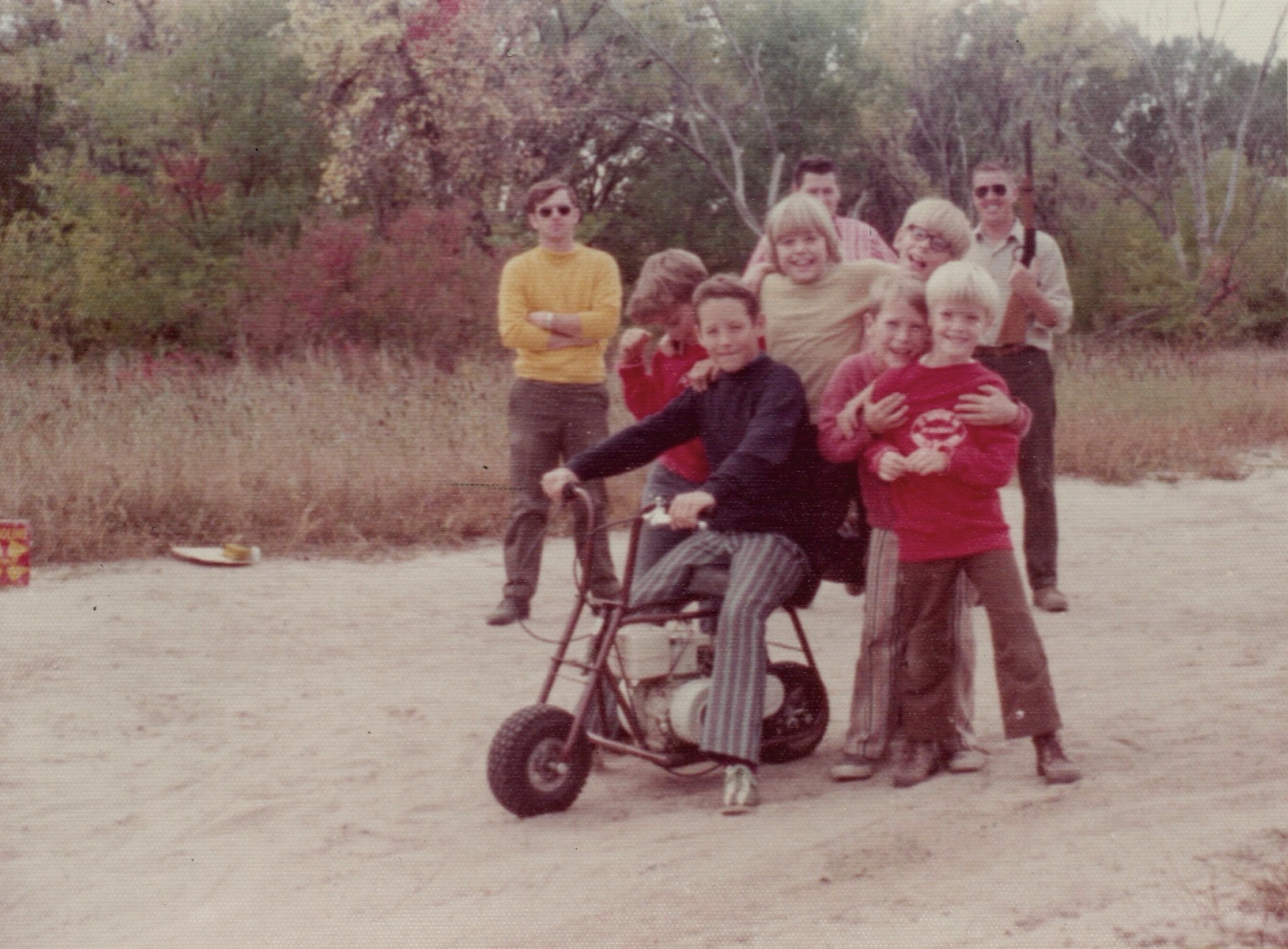 My dad with his neighborhood friends. About 1973. 